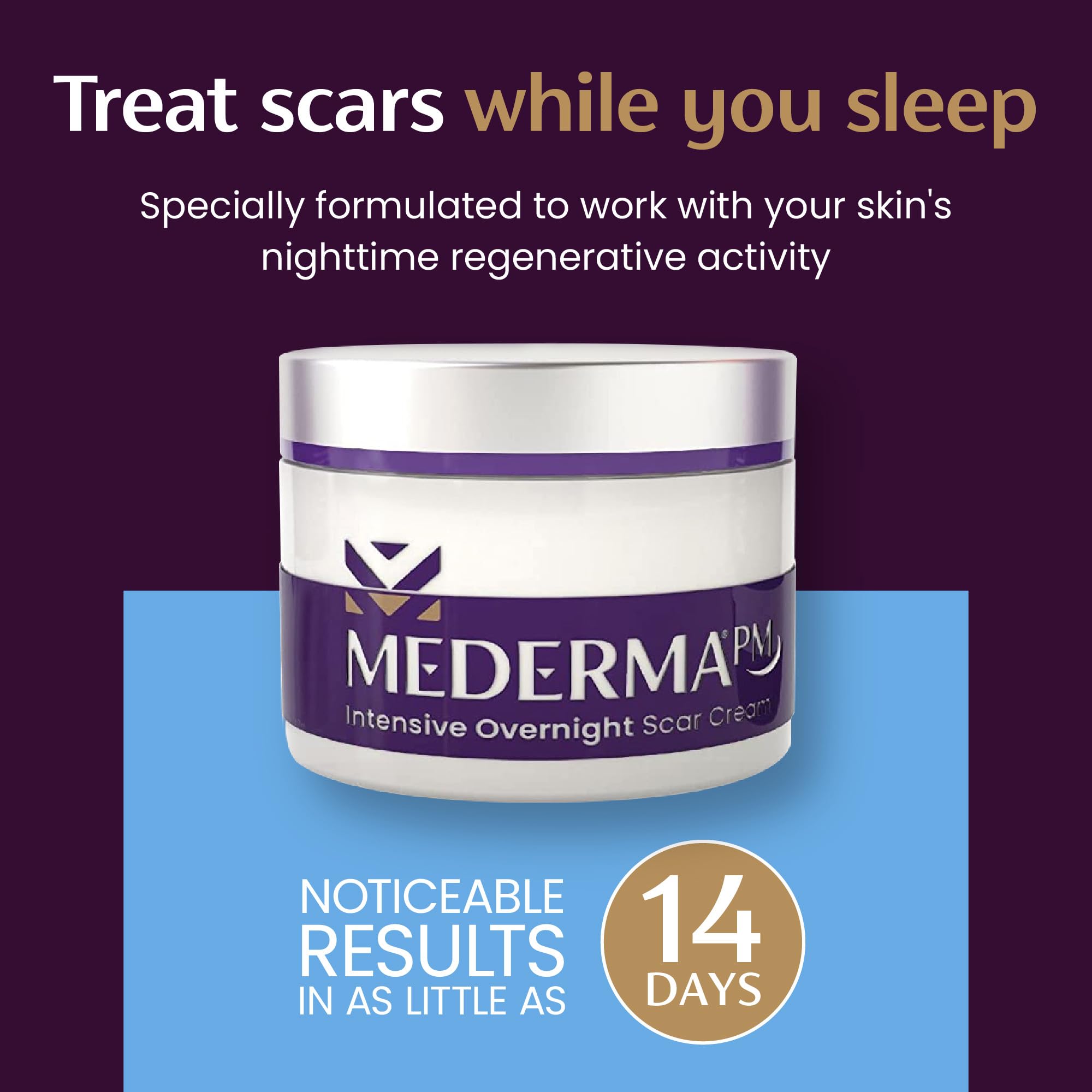 Mederma crema sobre piel mostrando textura no grasa y aspecto sedoso