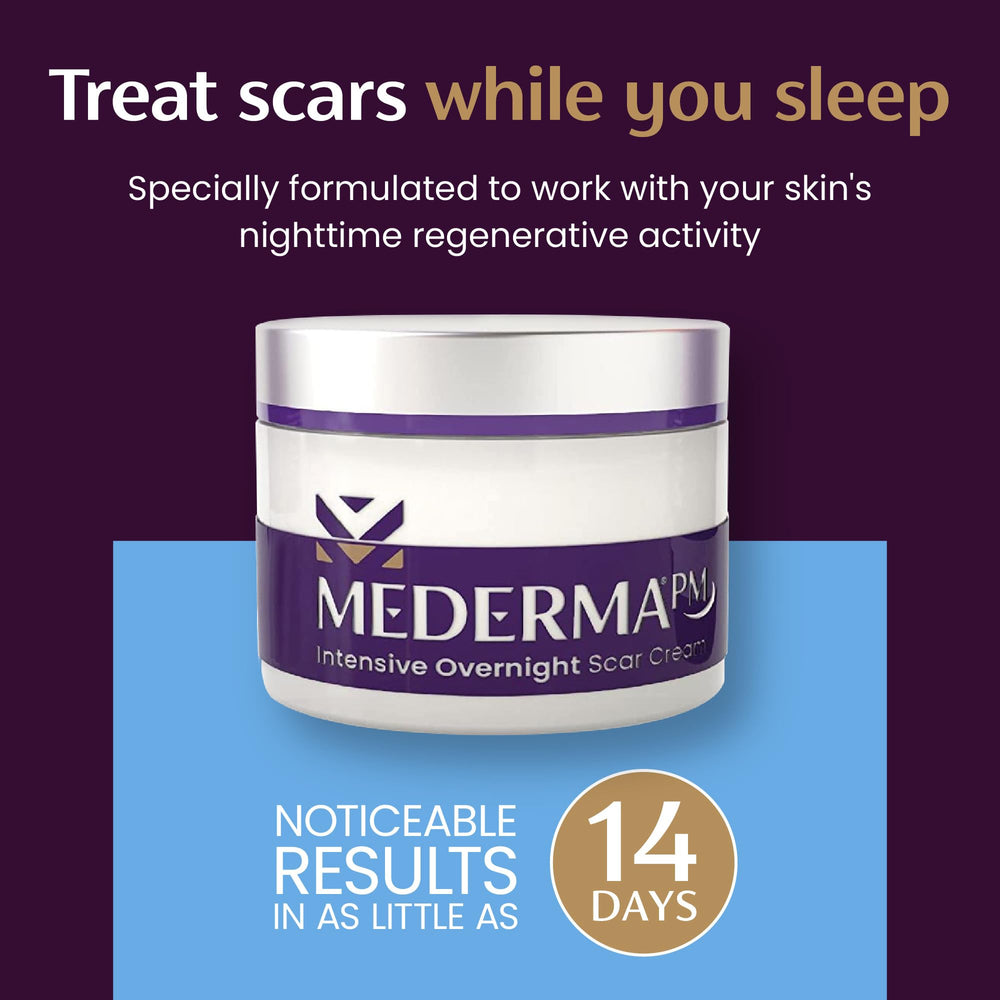 Mederma crema sobre piel mostrando textura no grasa y aspecto sedoso