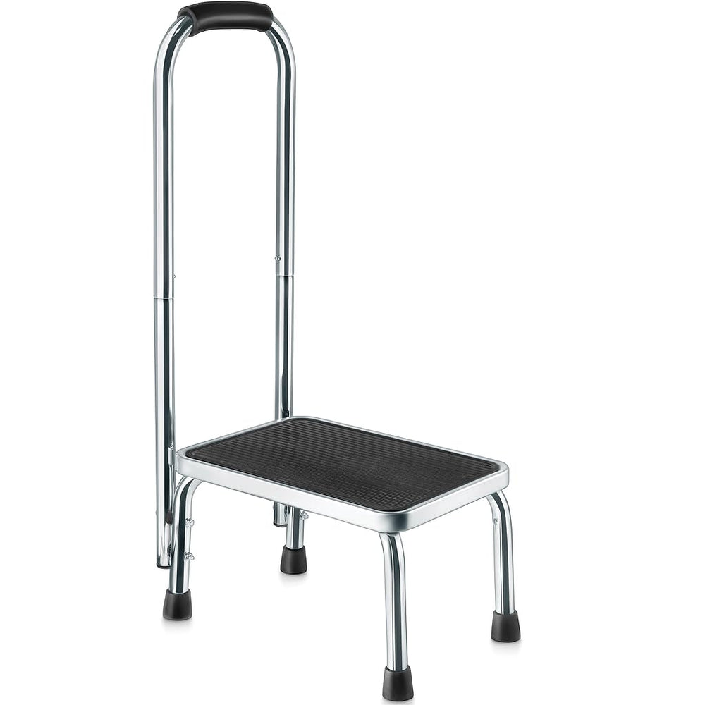 Medical king vista frontal del taburete con asidero, muestra estabilidad y diseño