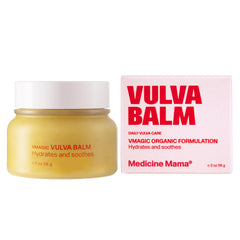 Medicine Mama's VMAGIC tarro frontal mostrando el envase y beneficio hidratante