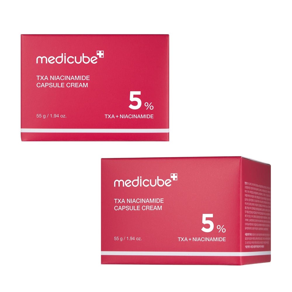 medicube producto colocado en baño en contexto de cuidado diario