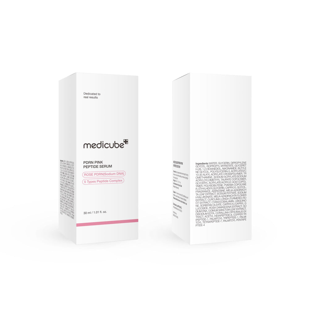 medicube ambiente de baño con el producto en la vanidad, rutina diaria