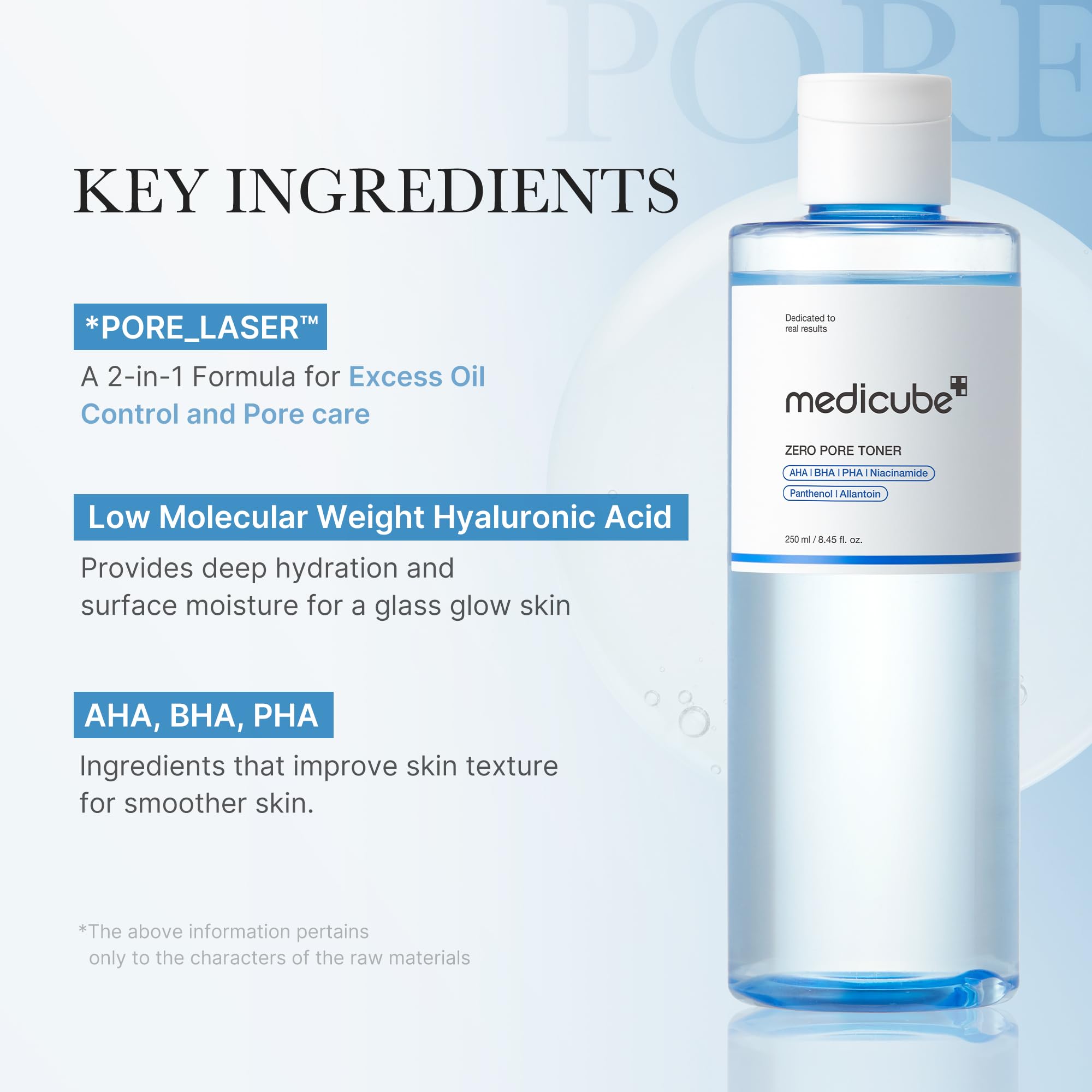 medicube aplicación con algodón que ilustra exfoliación suave y limpieza
