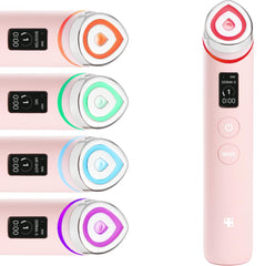 medicube Booster Pro frontal rosa mostrando diseño elegante y fácil uso