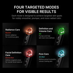 medicube booster pro detalle de superficie lisa que facilita deslizamiento y confort