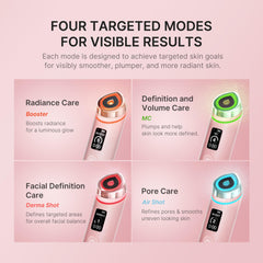medicube Booster Pro en uso con serum para mejorar absorción y brillo