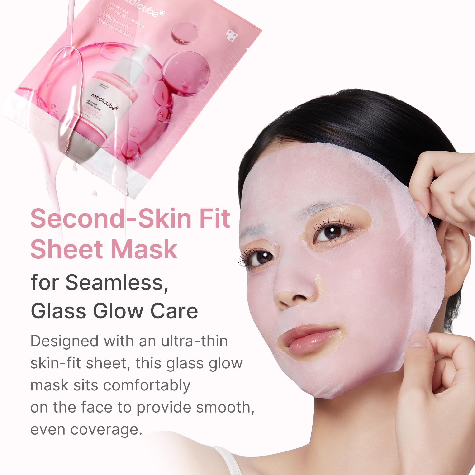 medicube mascarilla sobre mano para comparar tamaño y cobertura facial