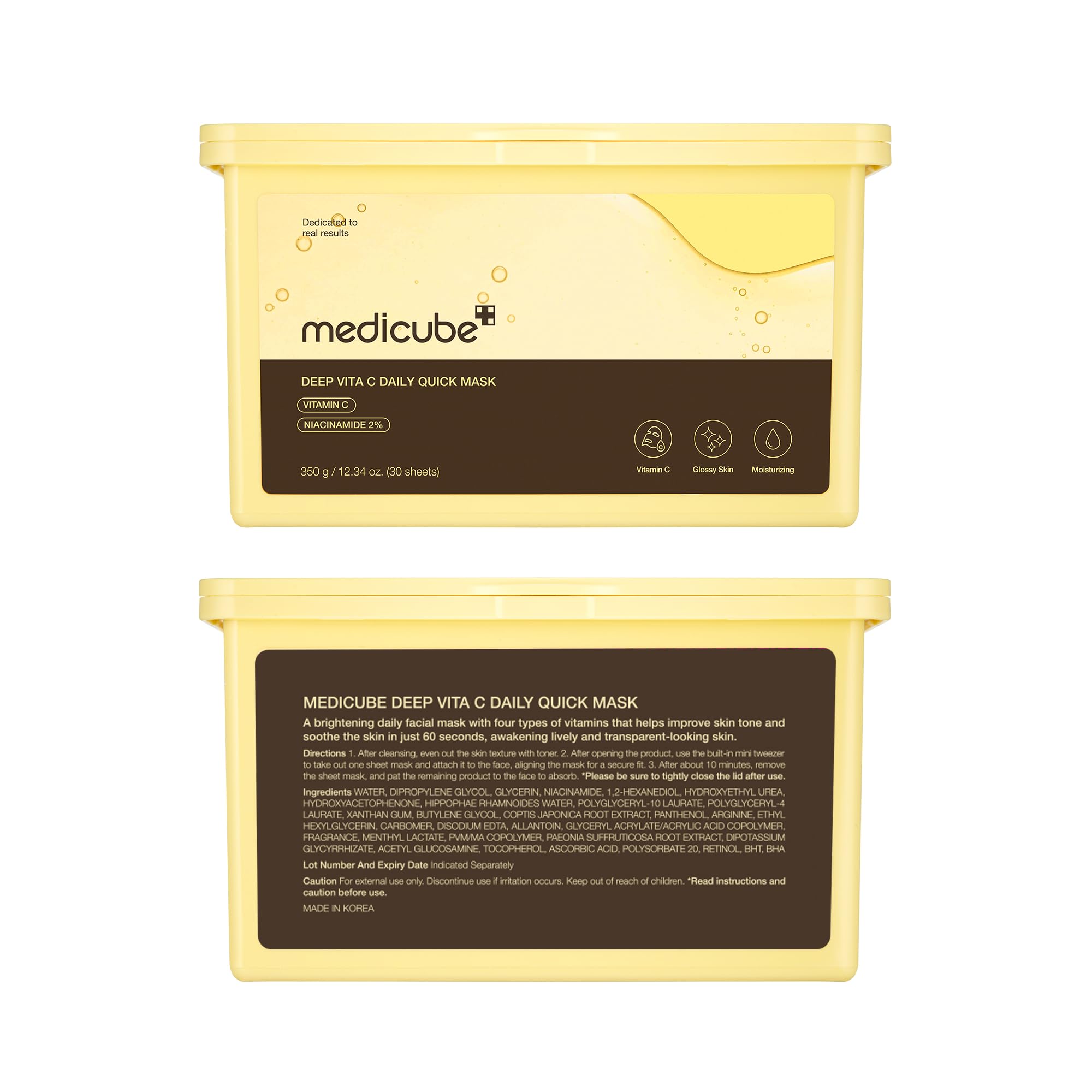 ambiente de baño con mascarilla medicube, ideal para rutina diaria