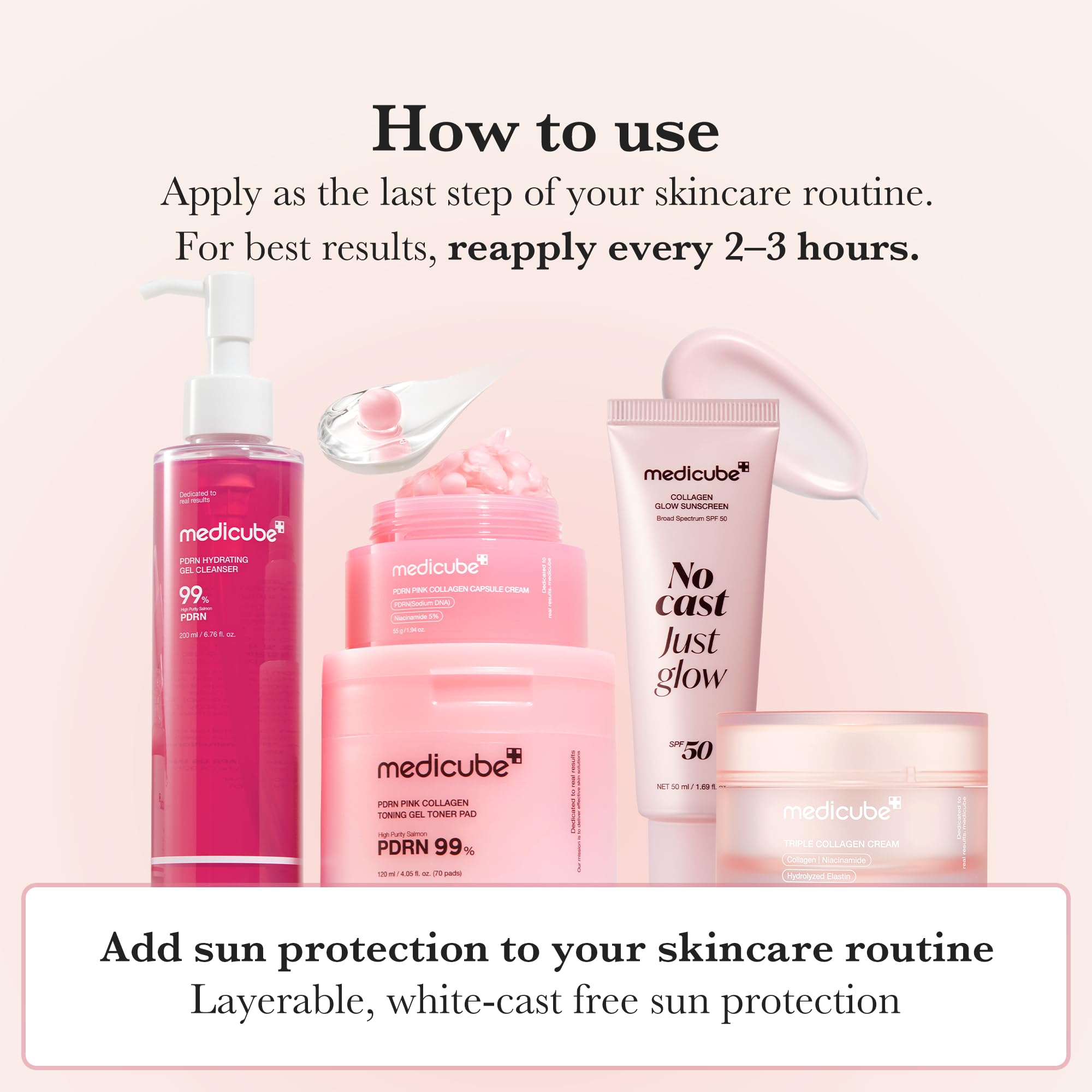 medicube base de maquillaje con protector que mejora la textura antes del maquillaje