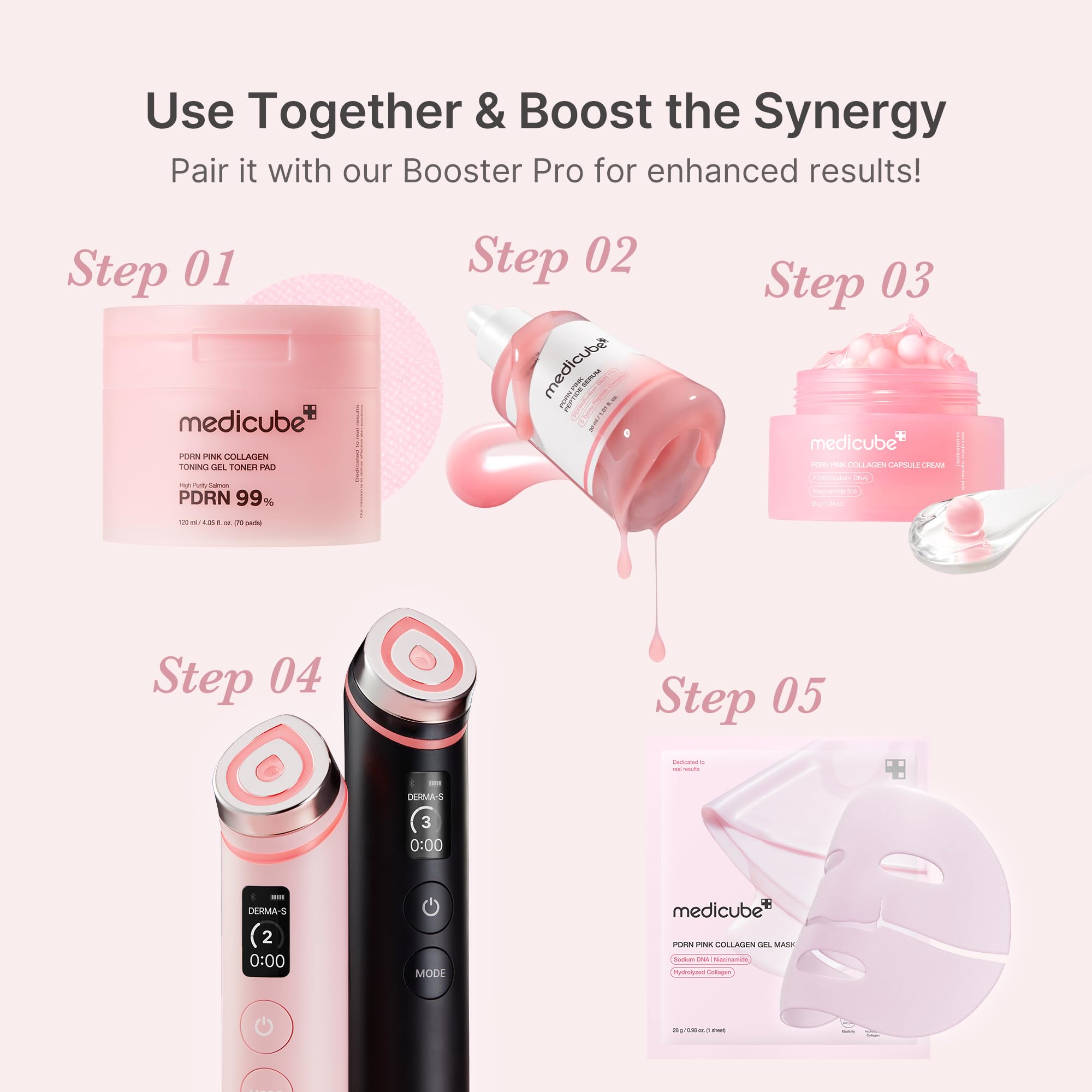 medicube antes de maquillaje como prebase para acabado más uniforme