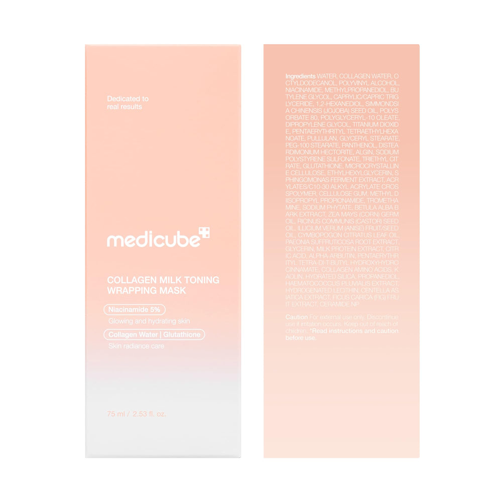medicube producto en un cuarto de baño luminoso estilo lifestyle