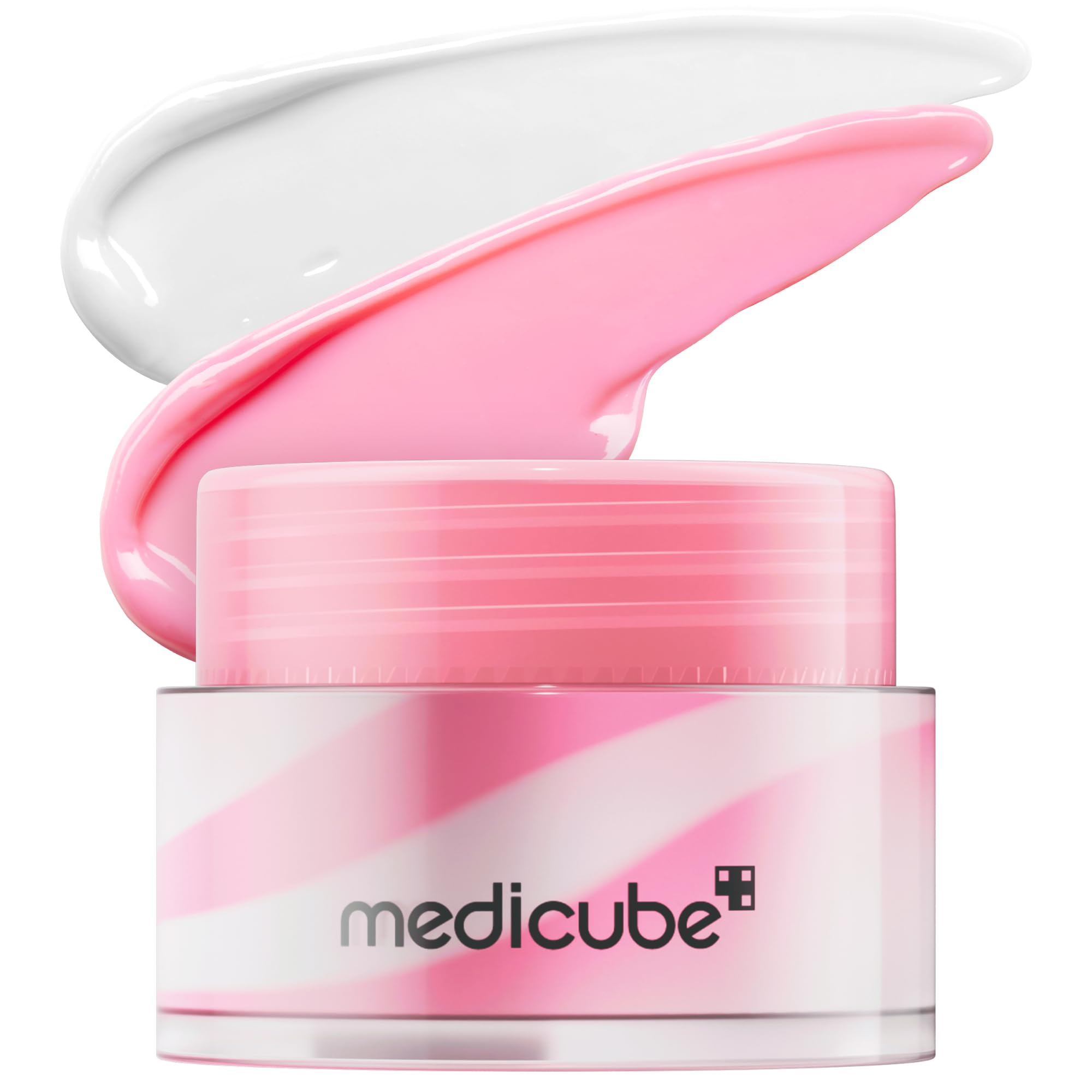 medicube frasco delantero mostrando diseño y uso fácil