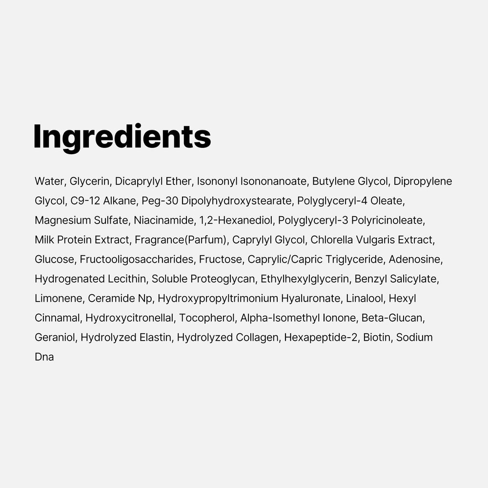 medicube etiqueta con ingredientes clave para transparencia y confianza