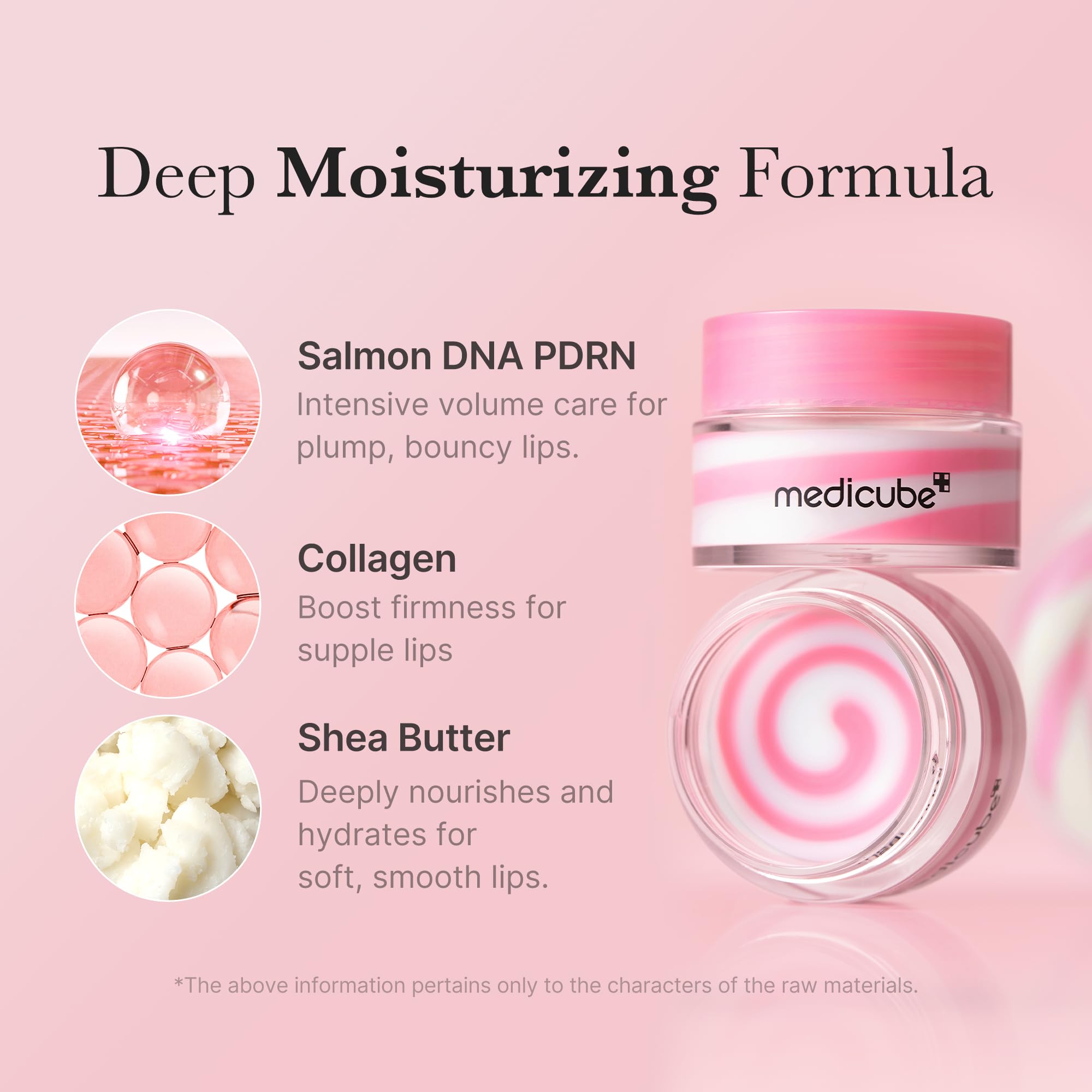 medicube etiqueta con ingredientes clave PDRN y colágeno visibles