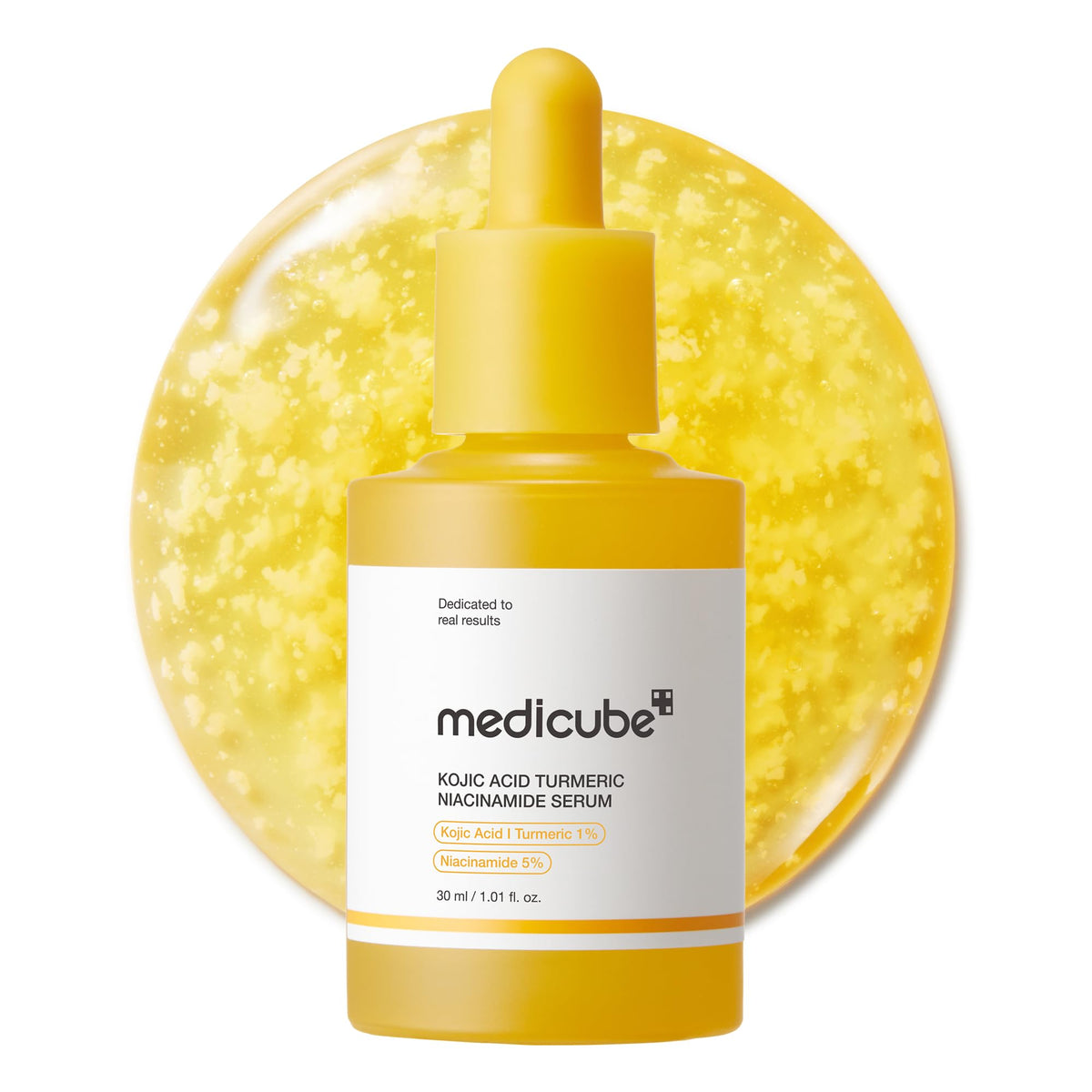 medicube frente del empaque mostrando producto y beneficio de claridad