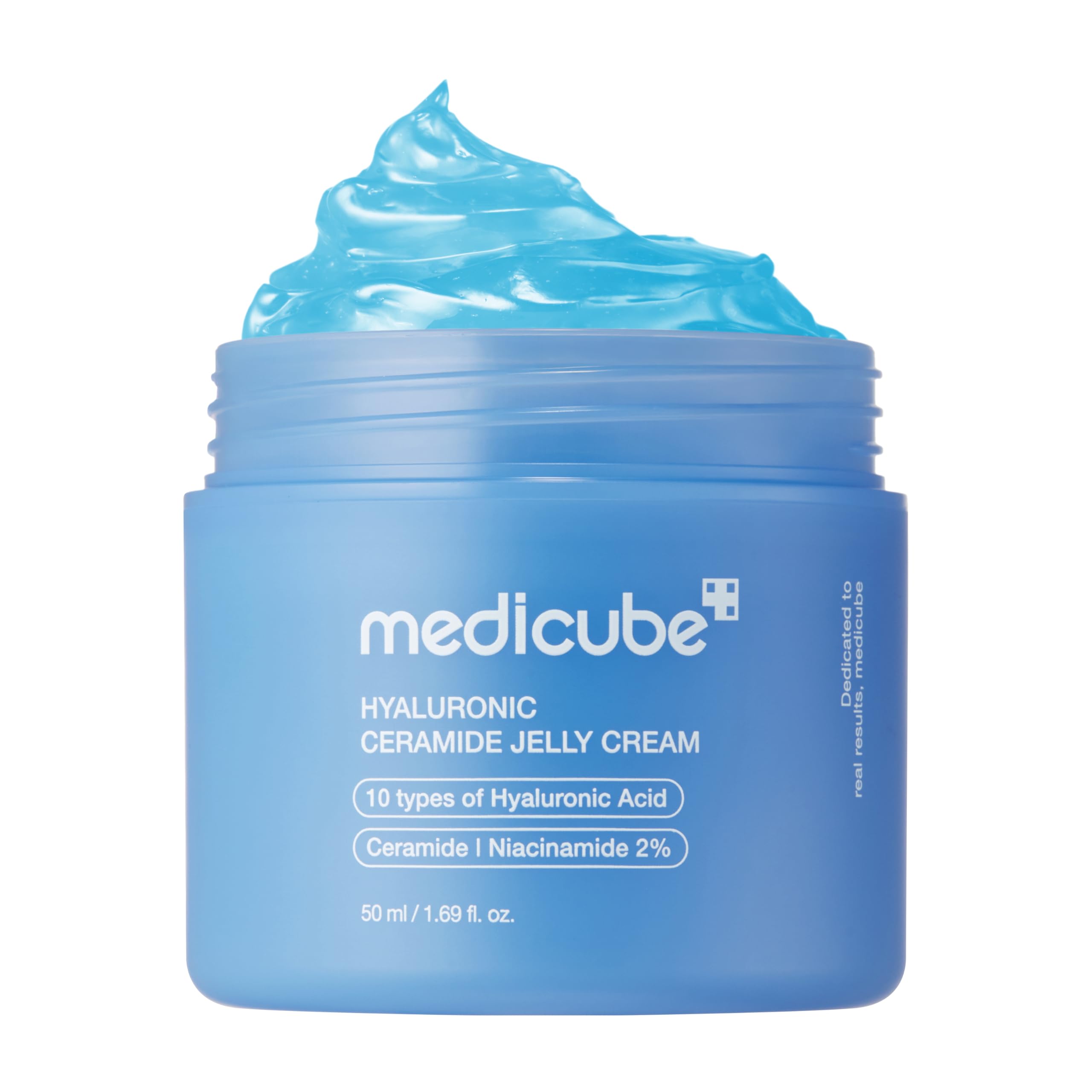 medicube envase frontal mostrando diseño y sello de hidratación