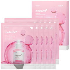 medicube frente del embalaje mostrando la mascarilla y beneficios