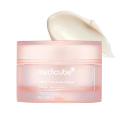 medicube envase frontal mostrando diseño y dosis para hidratación