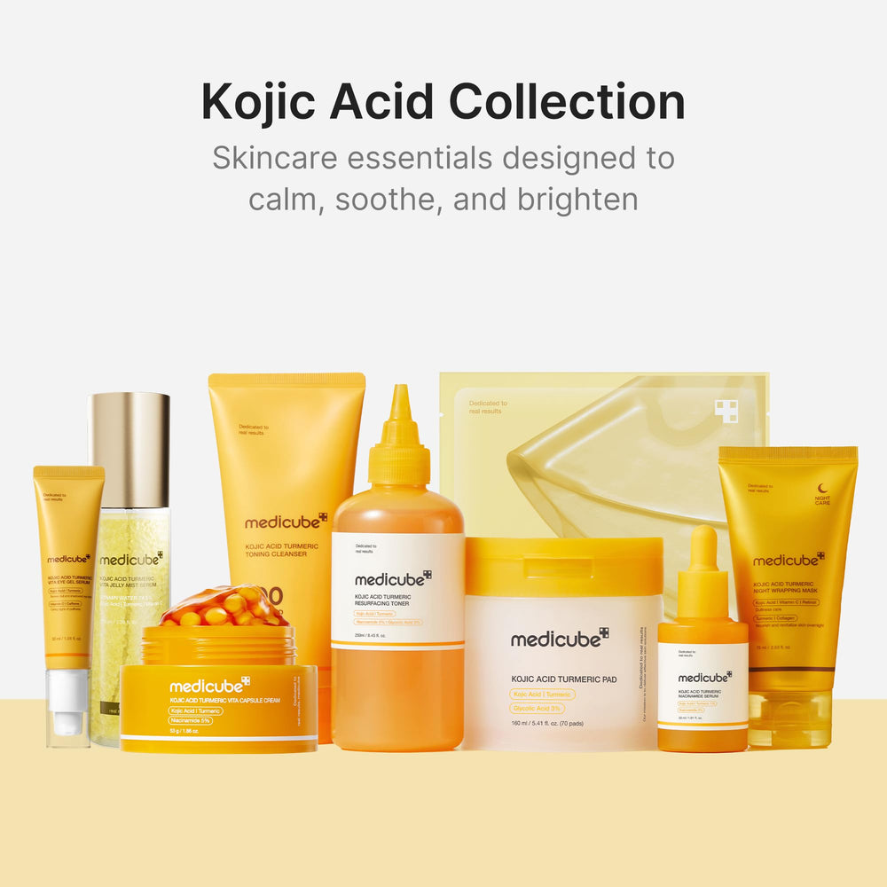 medicube etiqueta con lista de ingredientes claros y concentraciones