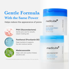 medicube lado sedoso del pad para acabado calmante y absorción