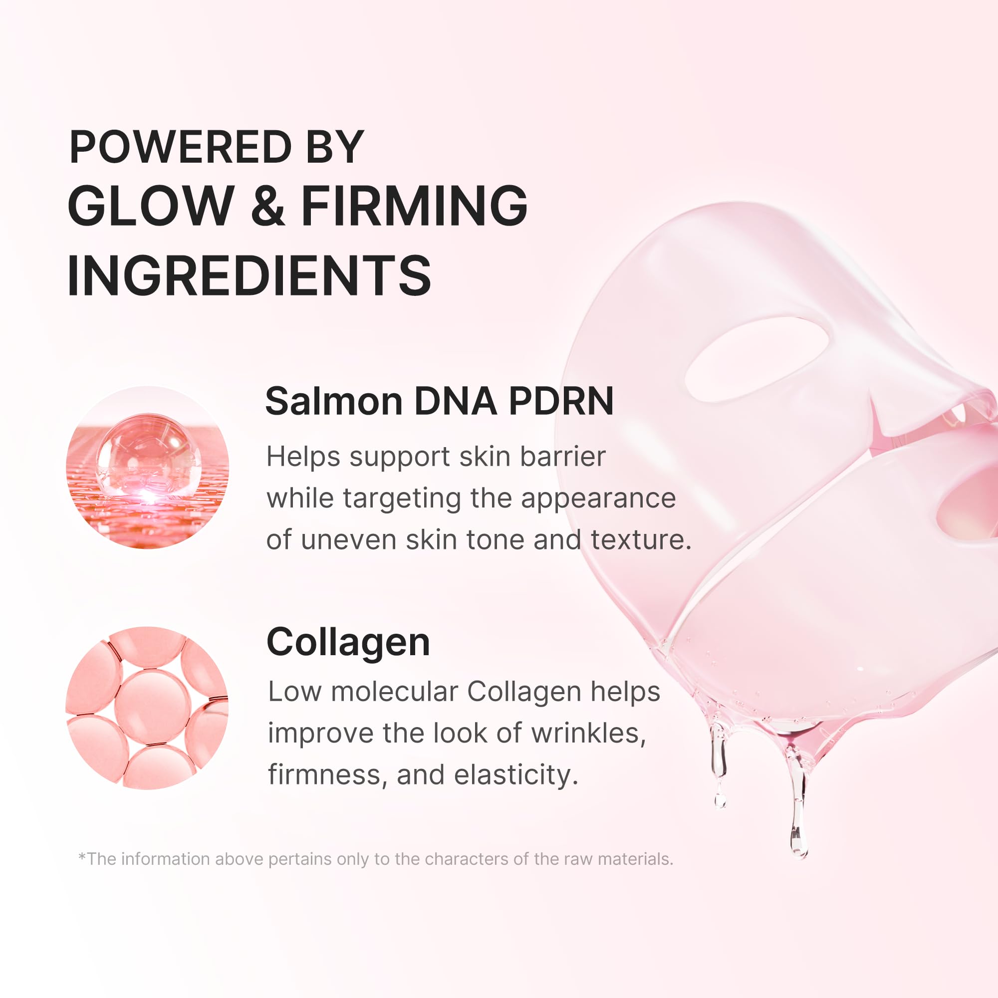 medicube mascarilla aplicada en rostro mostrando efecto transparente y luminosidad