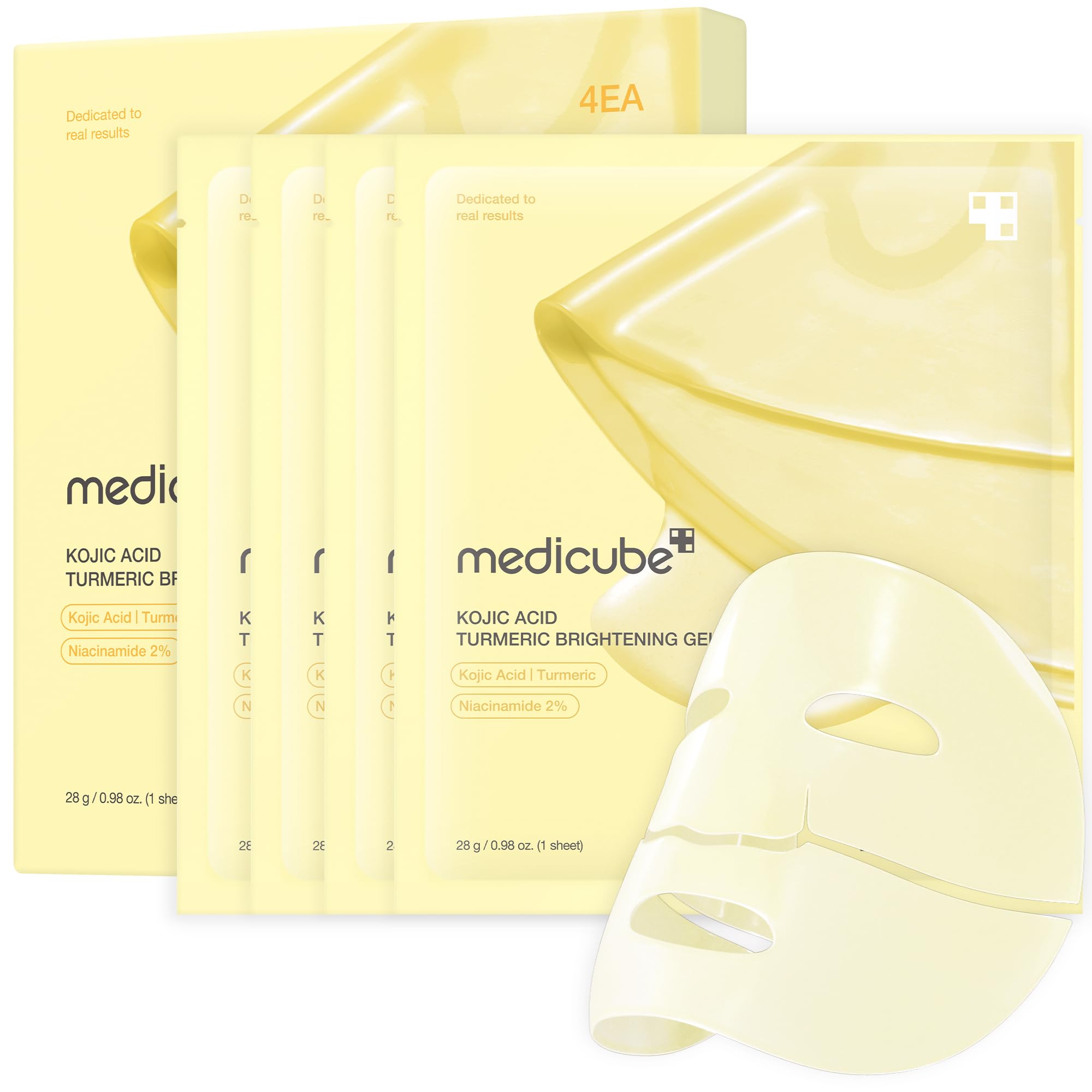 medicube mascarilla frontal del paquete mostrando diseño y beneficio de hidratación