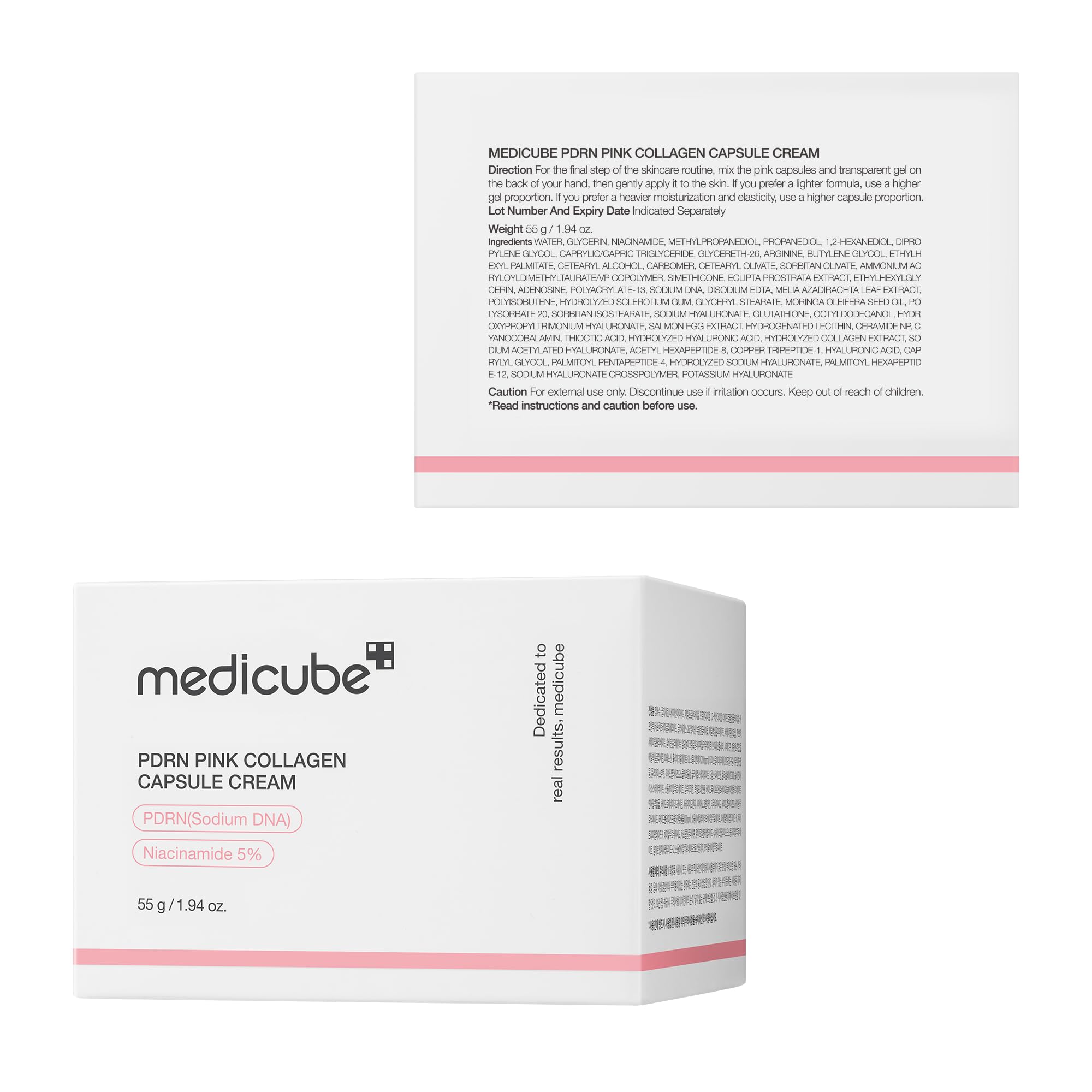 medicube embalaje secundario mostrando presentación y protección