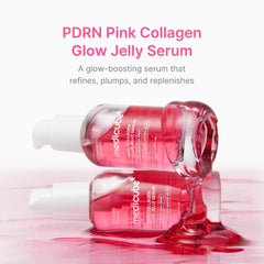 medicube acercamiento a la textura jelly rosada que muestra frescor