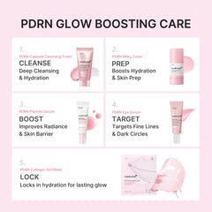 medicube serum pdrn gota aplicada en piel para mejorar luminosidad y textura