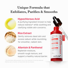 medicube etiqueta con ingredientes clave para claridad al consumidor