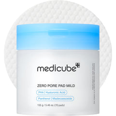medicube presentación frontal mostrando envase compacto y beneficio limpieza