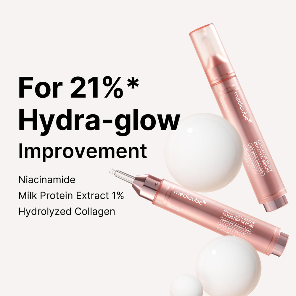 medicube aplicación en rostro y cuello para hidratación rápida