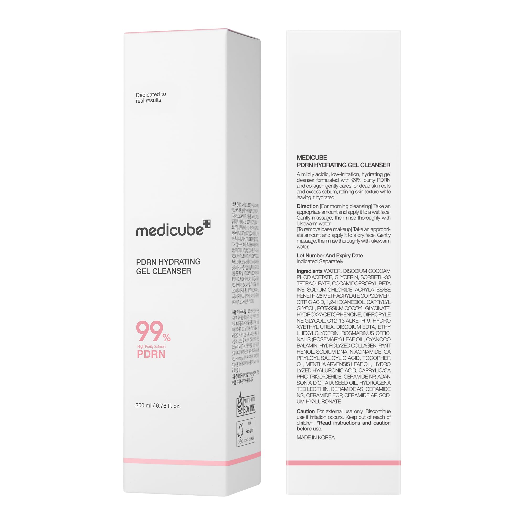 medicube producto sobre toalla representando cuidado y confort