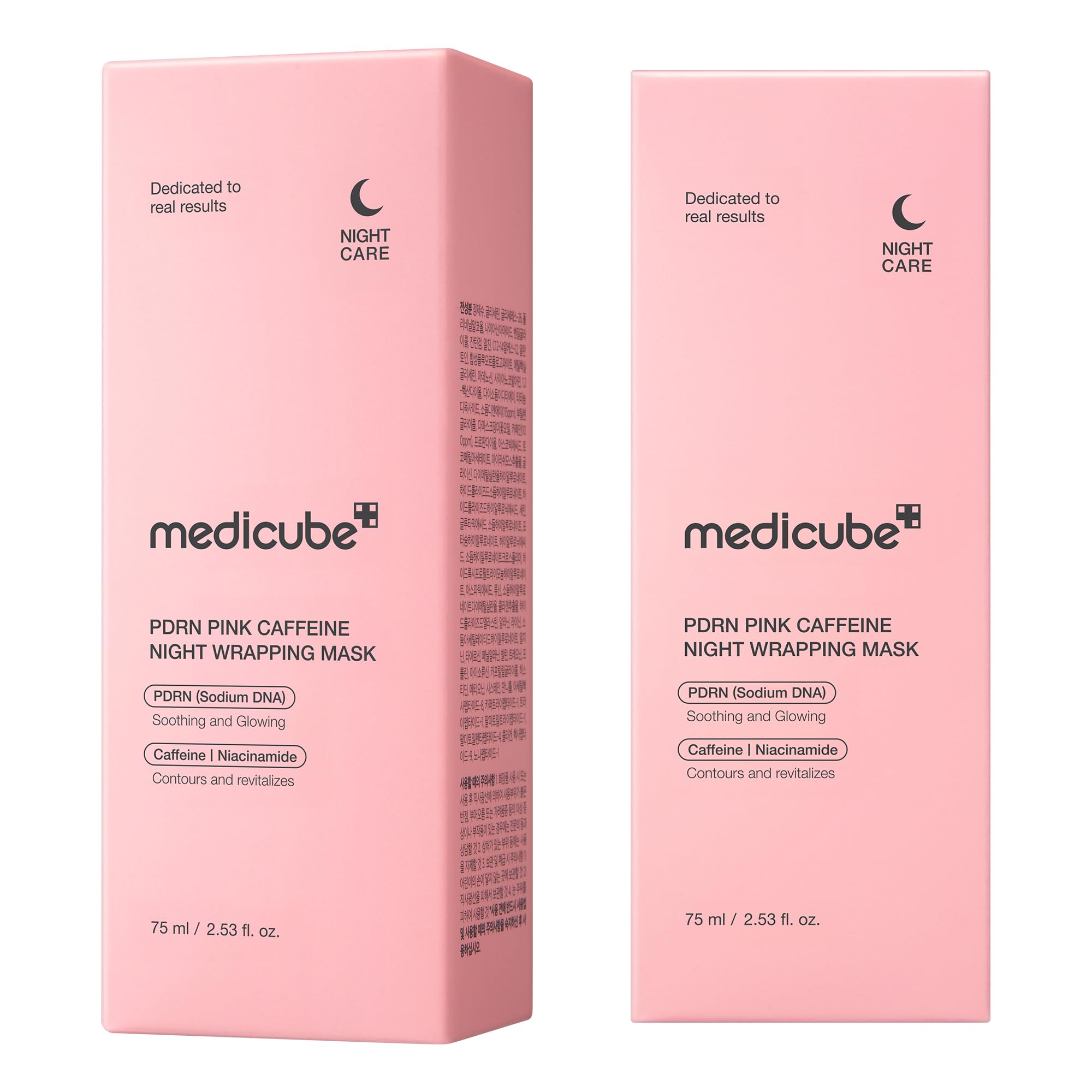medicube rostro con acabado glass skin tras uso mostrando piel luminosa