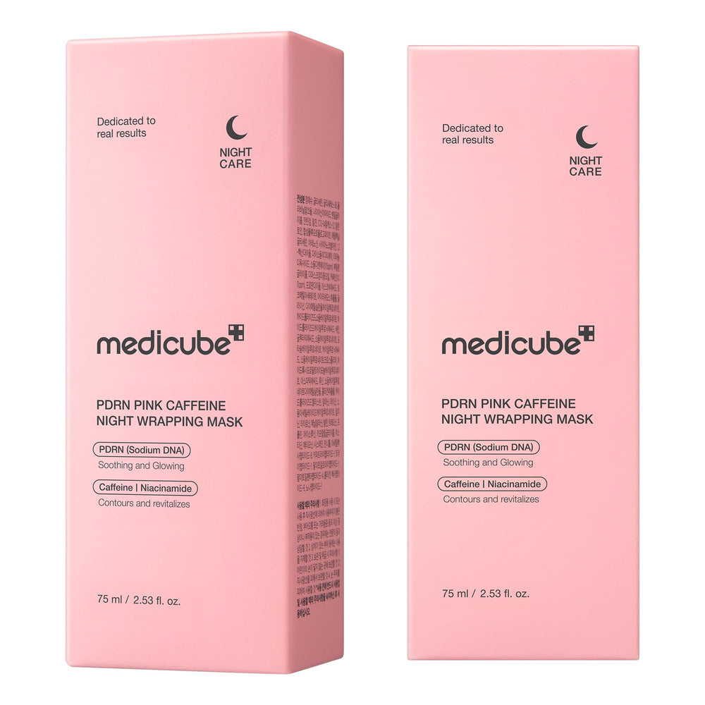 medicube rostro con acabado glass skin tras uso mostrando piel luminosa