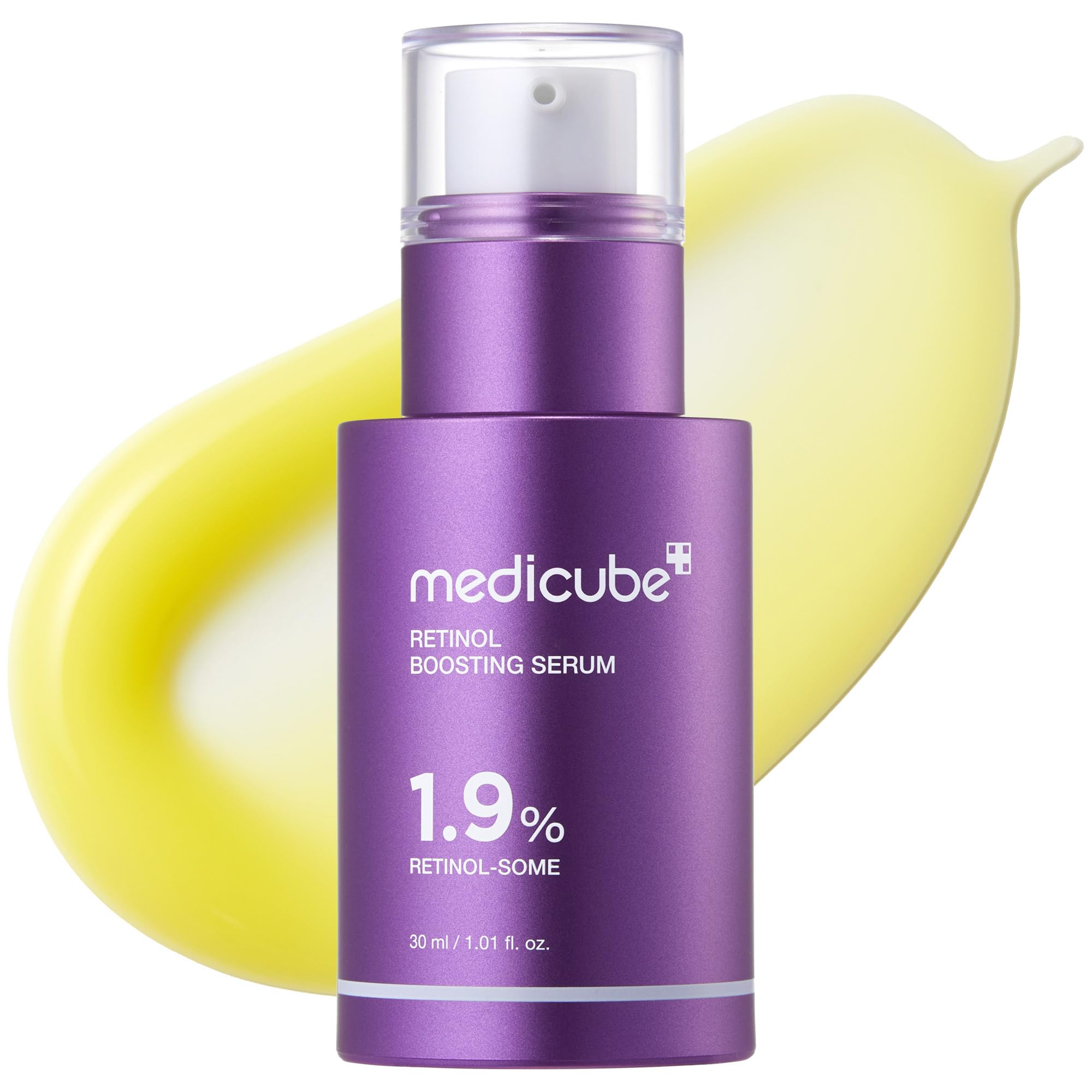 medicube frente del empaque mostrando diseño y beneficio reafirmante