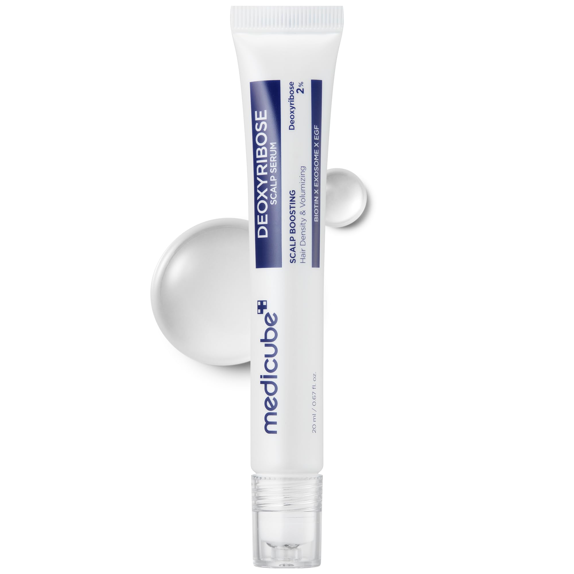 medicube frasco frontal mostrando diseño y beneficios refrescantes