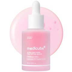 medicube frasco delantero mostrando diseño y claridad de fórmula