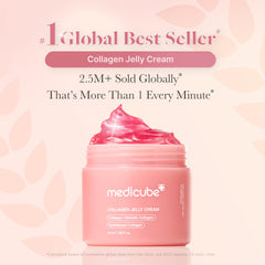medicube textura gel transparente en primer plano que revela ligereza