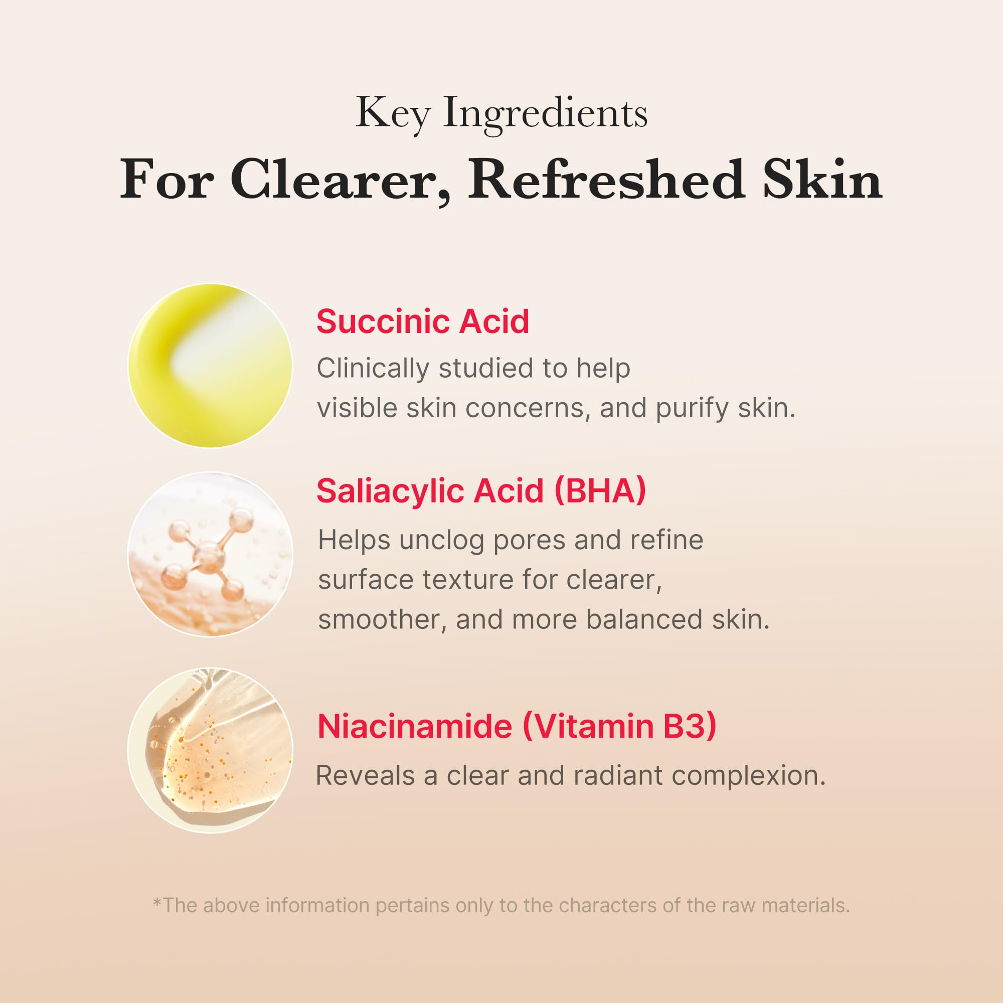 medicube etiqueta con lista de ingredientes clave y uso seguro