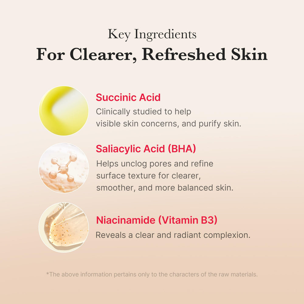 medicube etiqueta con lista de ingredientes clave y uso seguro