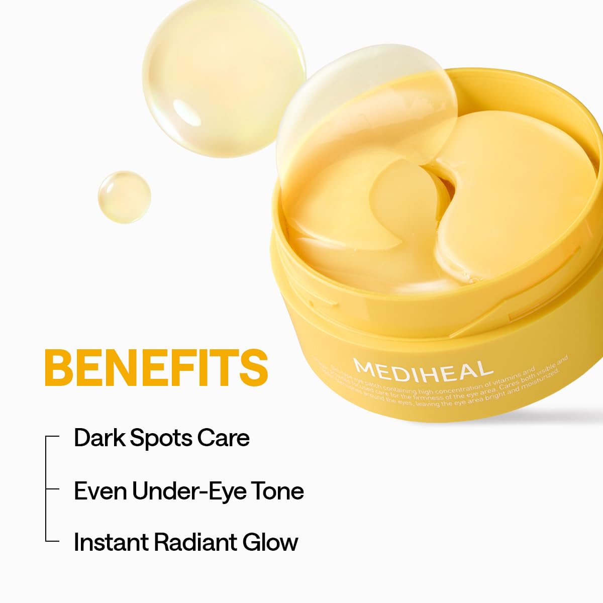 MEDIHEAL detalle de la ampolla de vitaminas y colágeno para nutrición intensiva