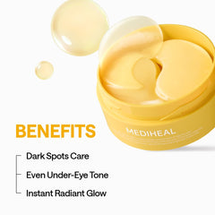 MEDIHEAL detalle de la ampolla de vitaminas y colágeno para nutrición intensiva