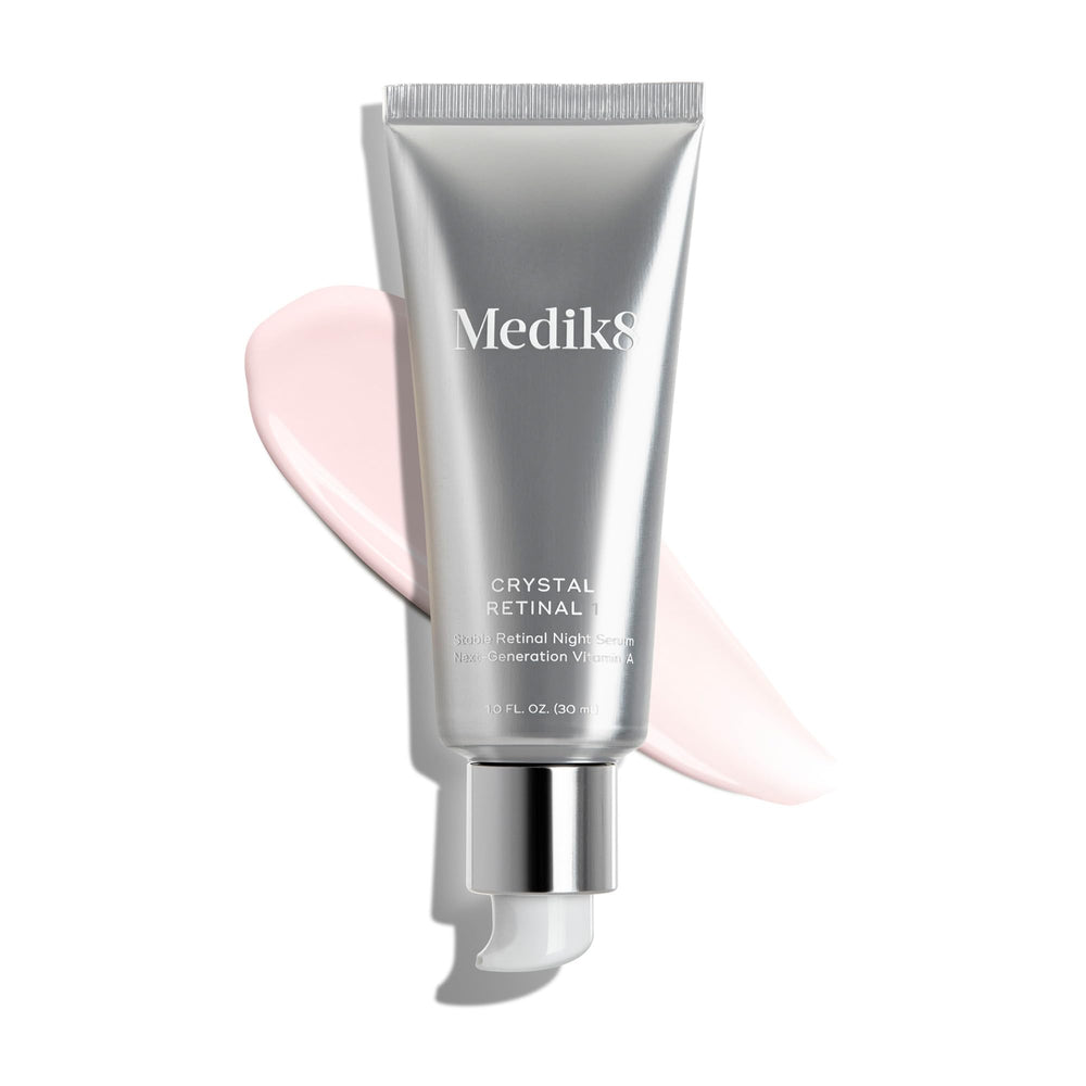 Medik8 Crystal Retinal etiqueta de ingredientes clara y beneficios