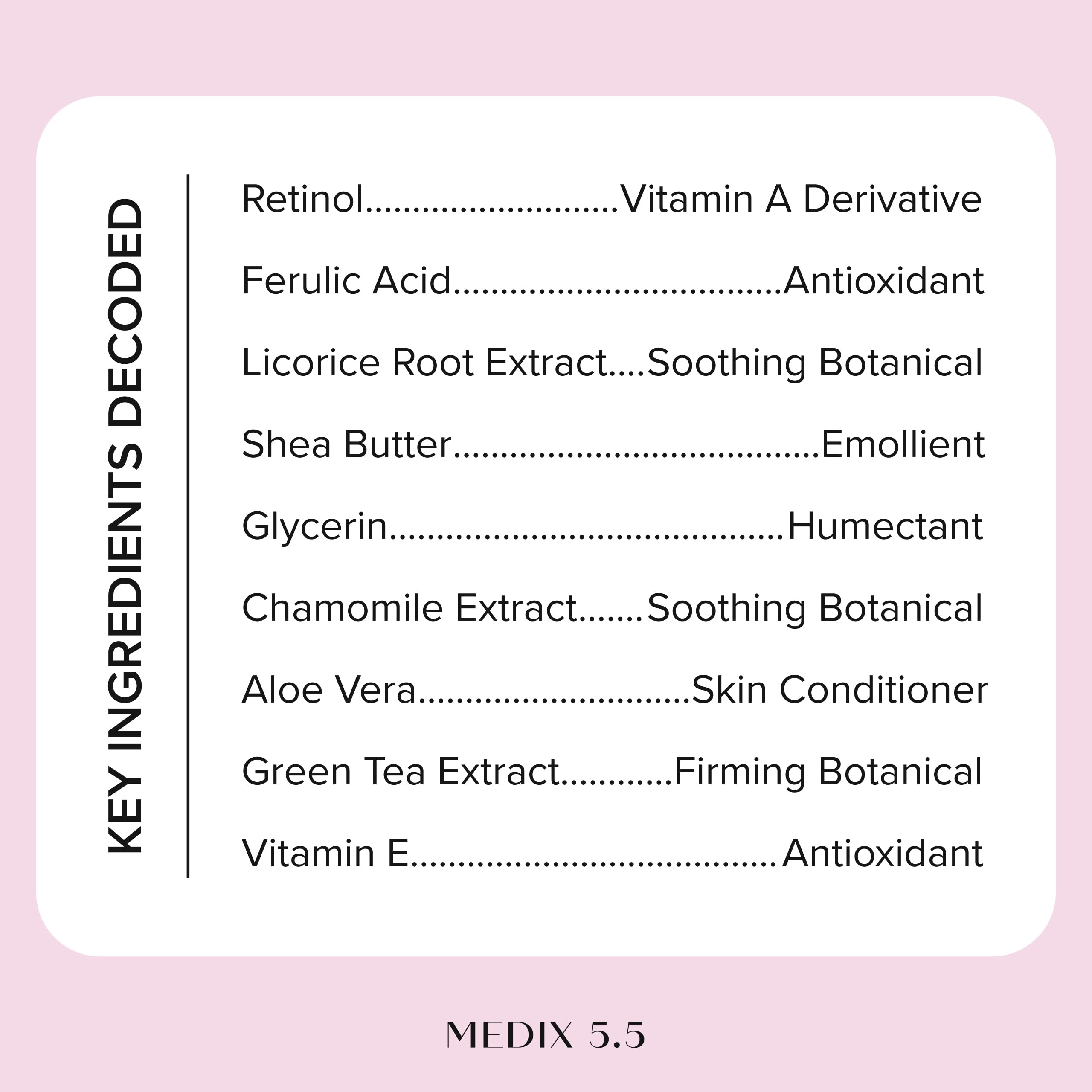 Medix 5.5 extendida en brazo reduce apariencia piel crepé