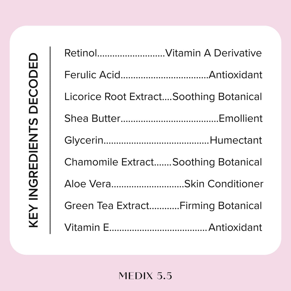 Medix 5.5 extendida en brazo reduce apariencia piel crepé