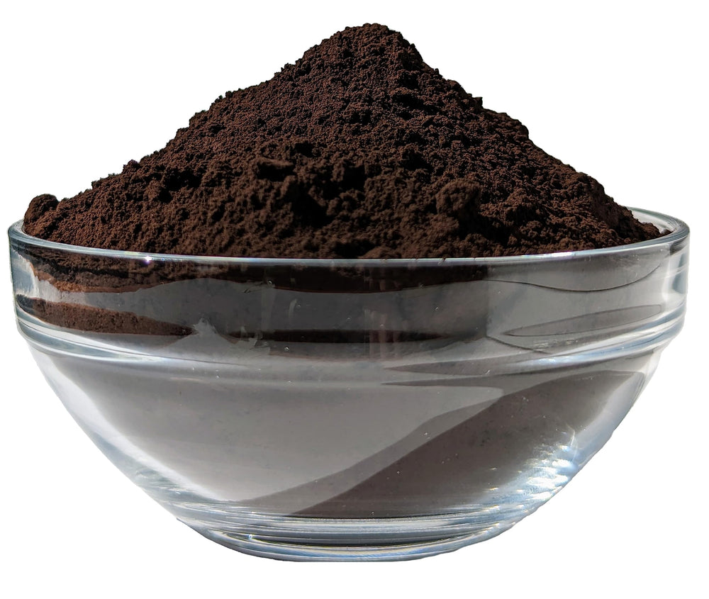 Medley Hills Farm glaseado oscuro hecho con cacao negro, color intenso y uniforme