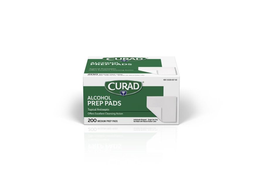 Medline Curad comparación de tamaño con mano para visualizar escala y manejo cómodo