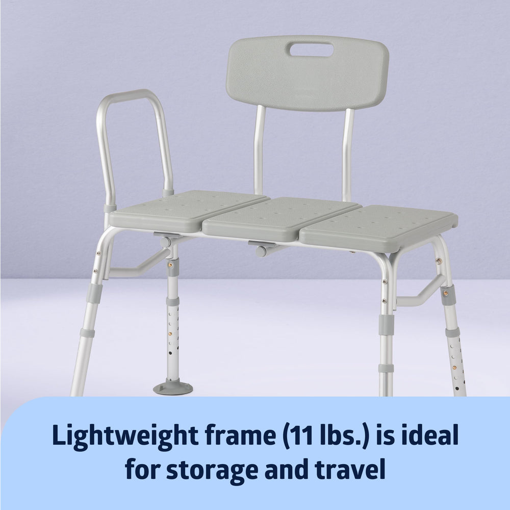 Medline primer plano del asiento con orificios de drenaje para higiene