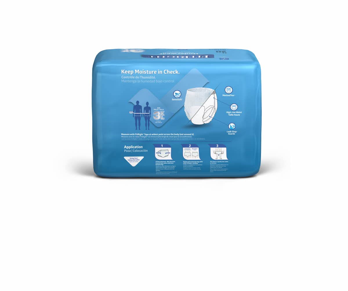 Medline FitRight primer plano del tejido sensisoft para comodidad